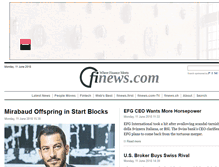 Tablet Screenshot of finews.com